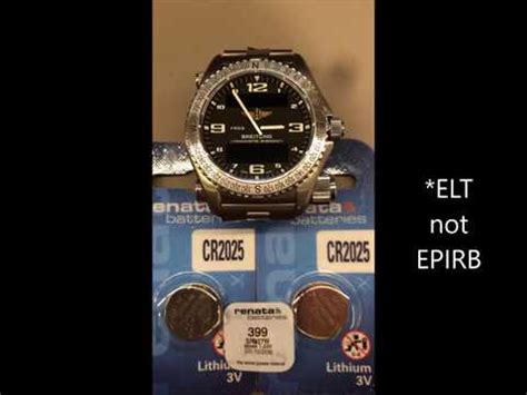 breitling emergency battery life|timekee breitling emergency.